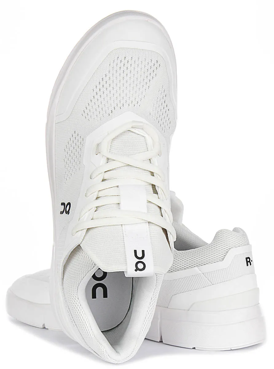 On Running The Roger Spin In White For Men