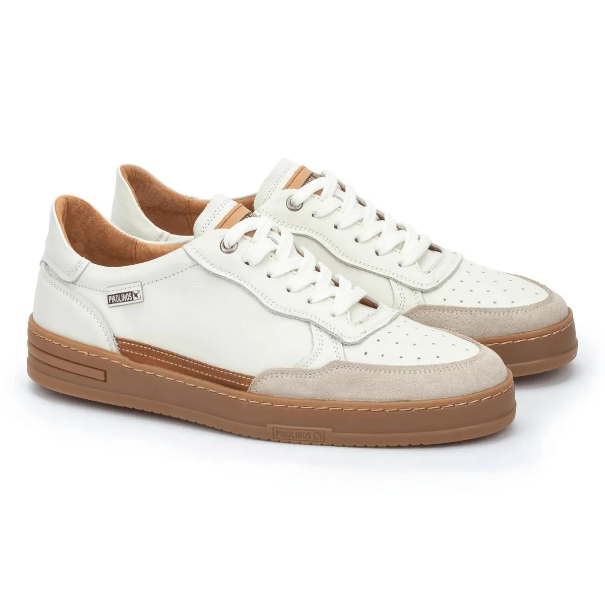 Pikolinos Men's Xativa Off-White Leather