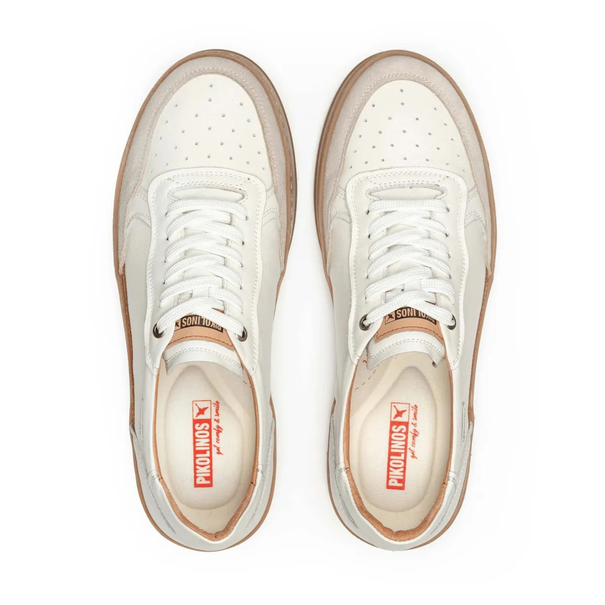 Pikolinos Men's Xativa Off-White Leather