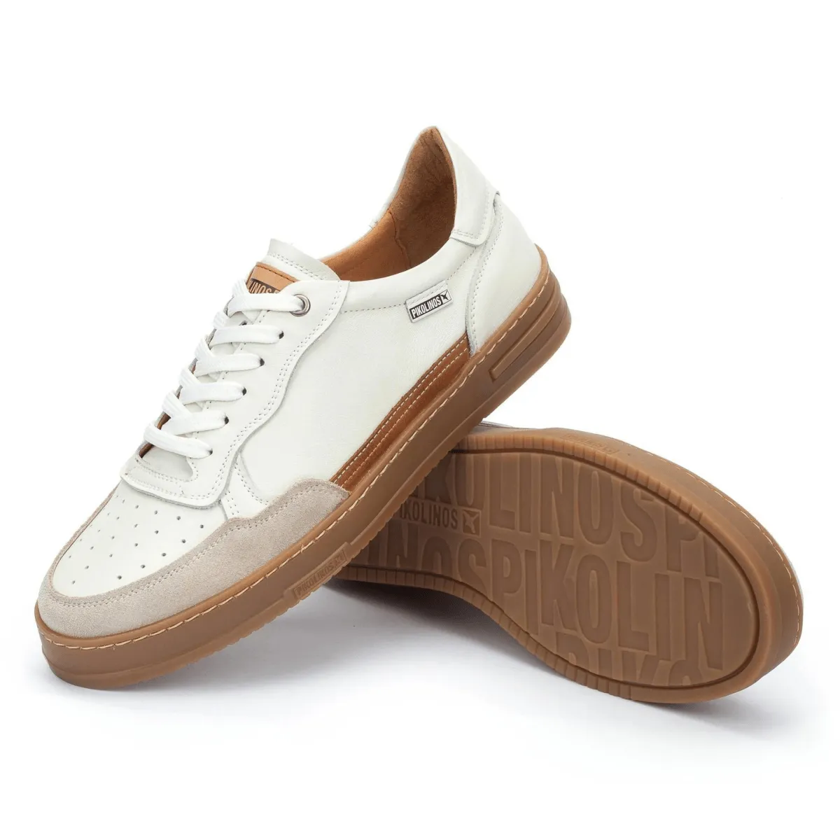 Pikolinos Men's Xativa Off-White Leather