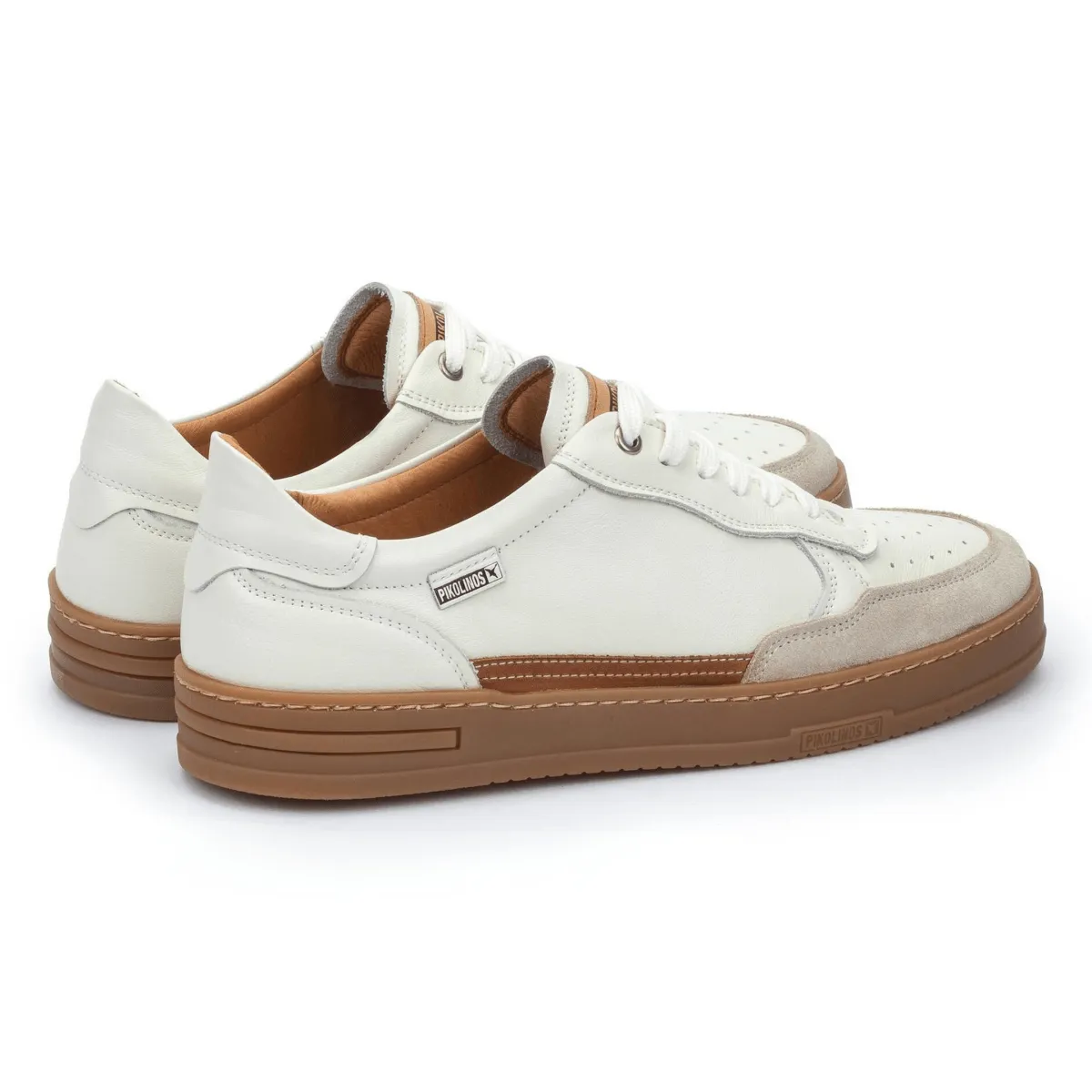 Pikolinos Men's Xativa Off-White Leather