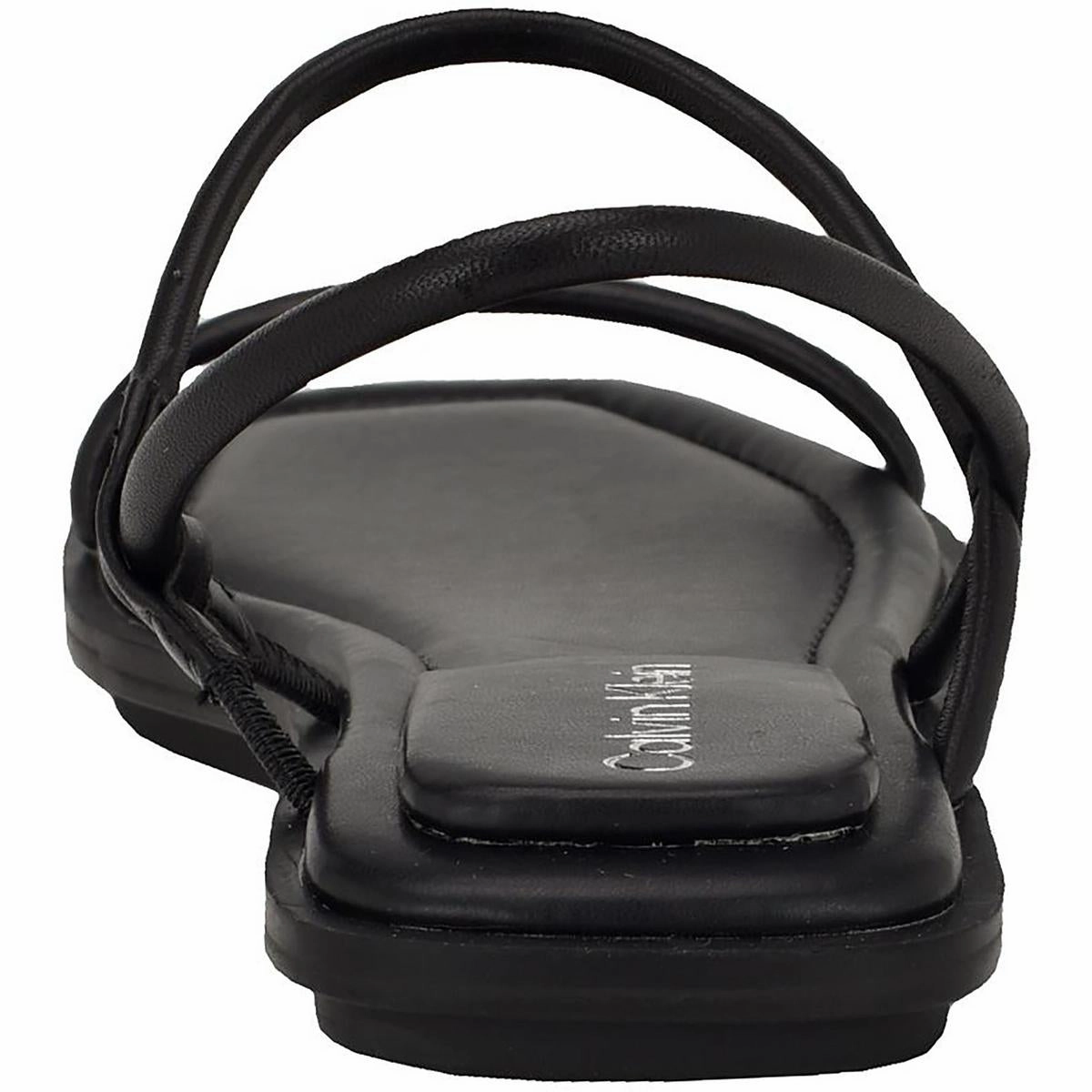 Prue Womens Faux Leather Strappy Ankle Strap