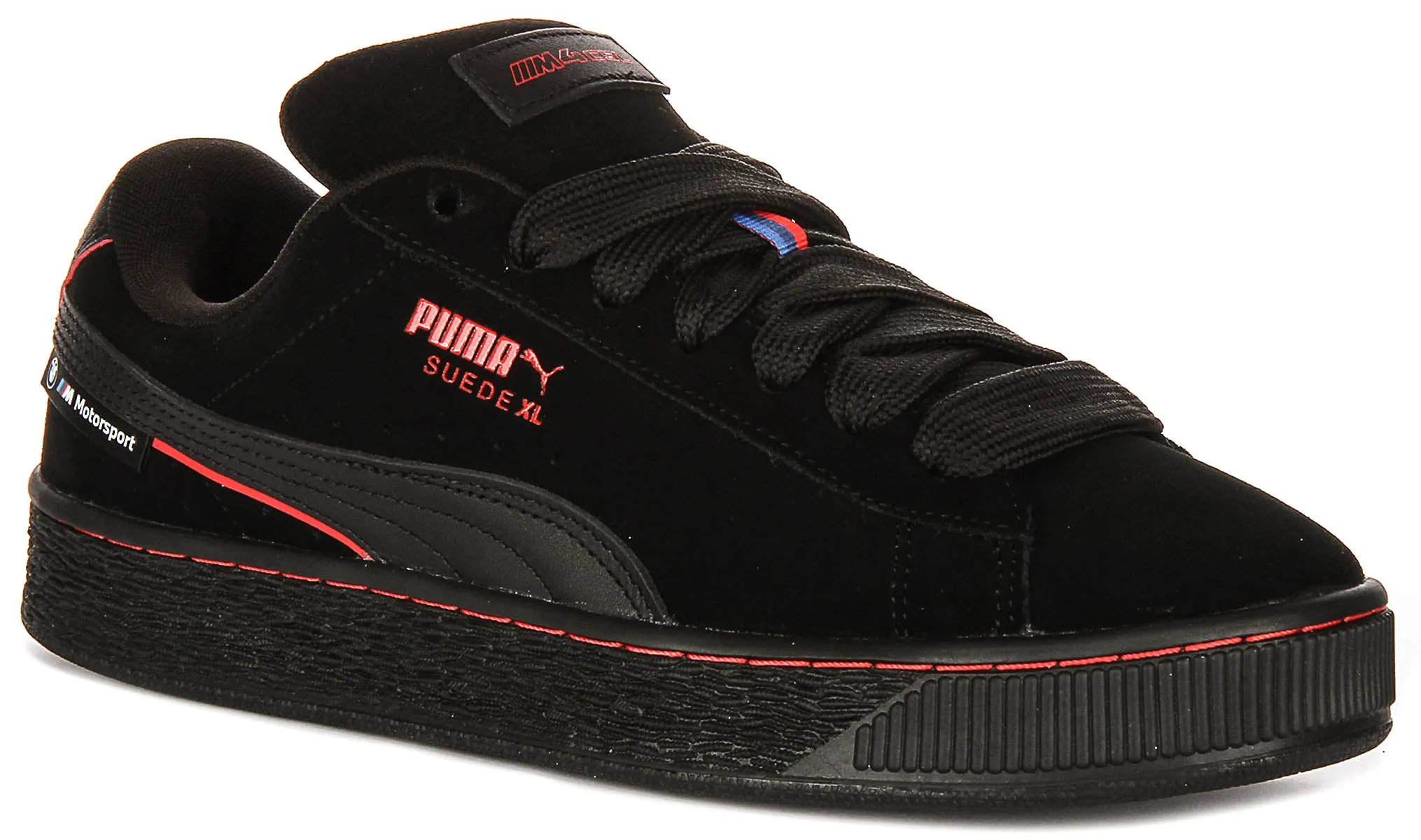 Puma X BMW Suede XL In Black Red