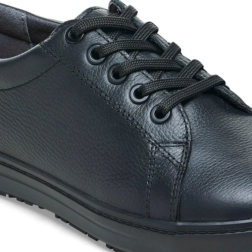 QO 500 - Black Leather with Black sole||QO 500 - Cuir noir avec semelle noire