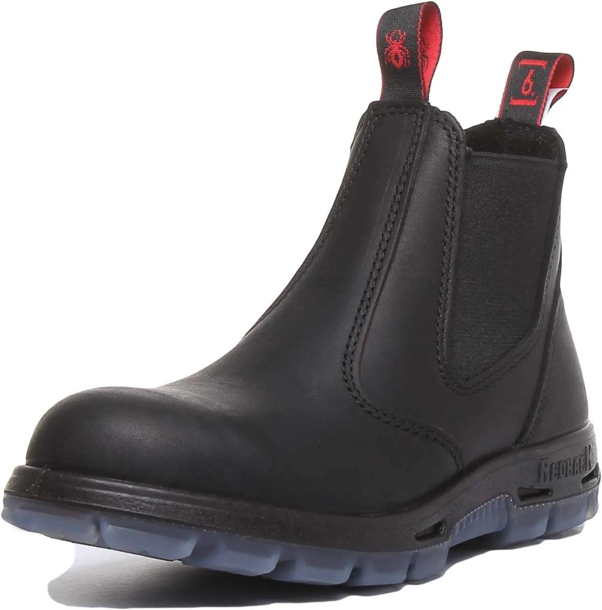 Red Back UBBK Chelsea Boots In Black