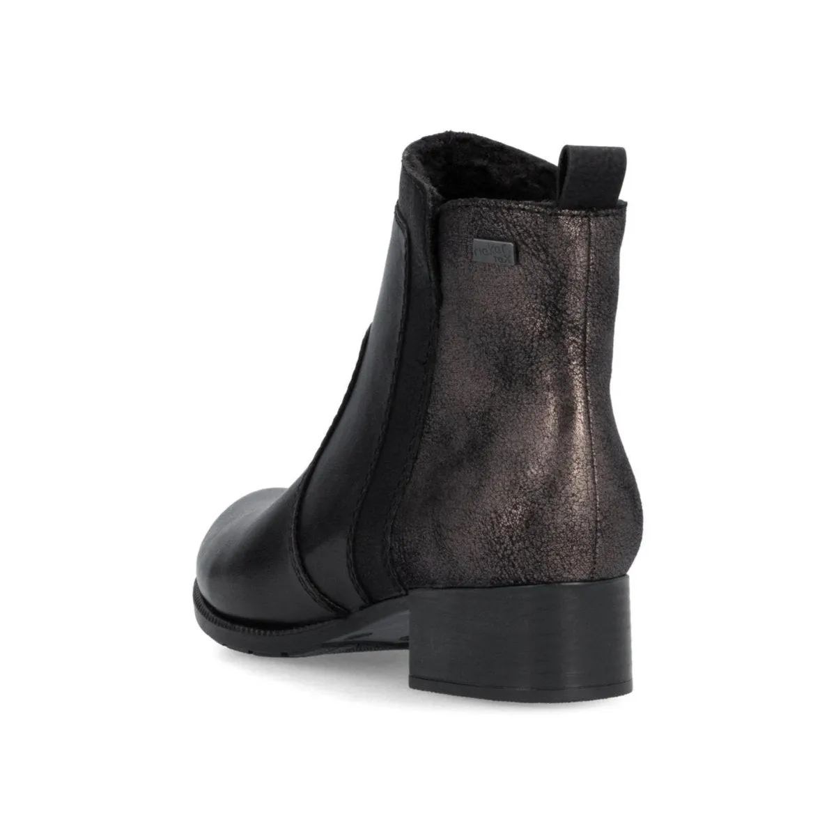 Rieker Women's 78658-00 Sariana Black/Pewter Waterproof