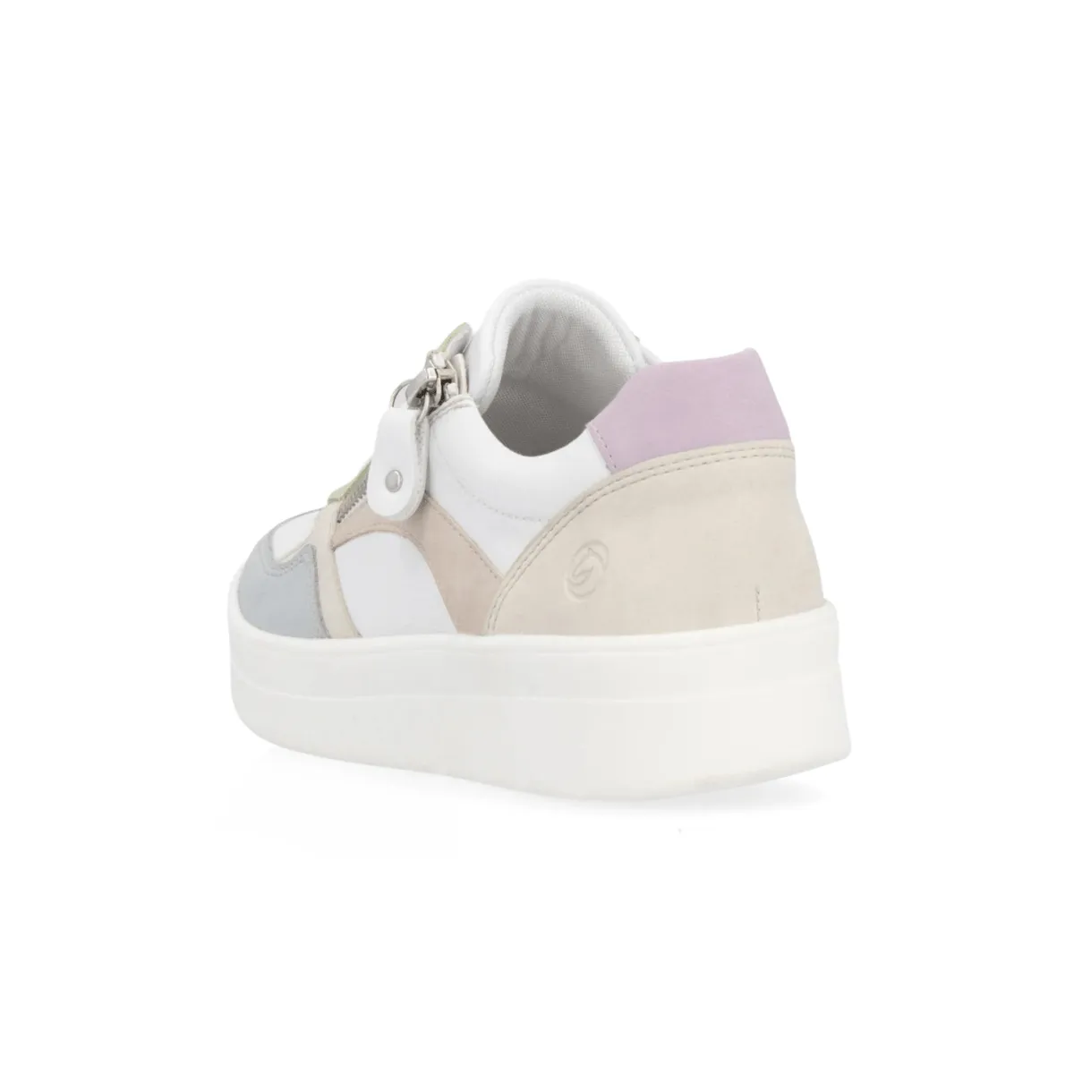 Rieker Women's Kendra D0J01-87 Blue/White/Cream/Rose/Mauve/Light Mint