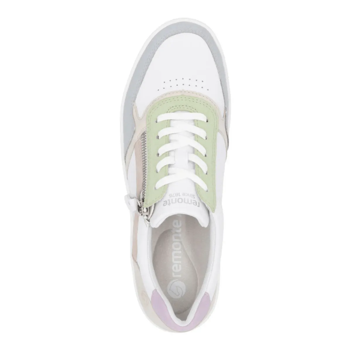 Rieker Women's Kendra D0J01-87 Blue/White/Cream/Rose/Mauve/Light Mint