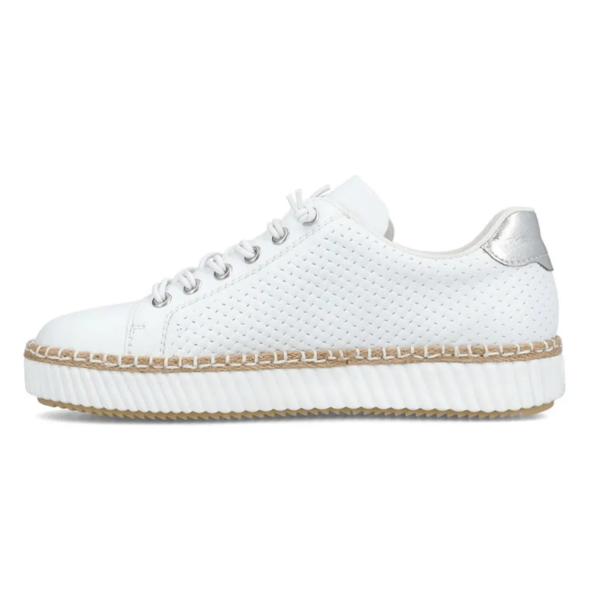 Rieker Women's M2940-80 Enya White/Silver