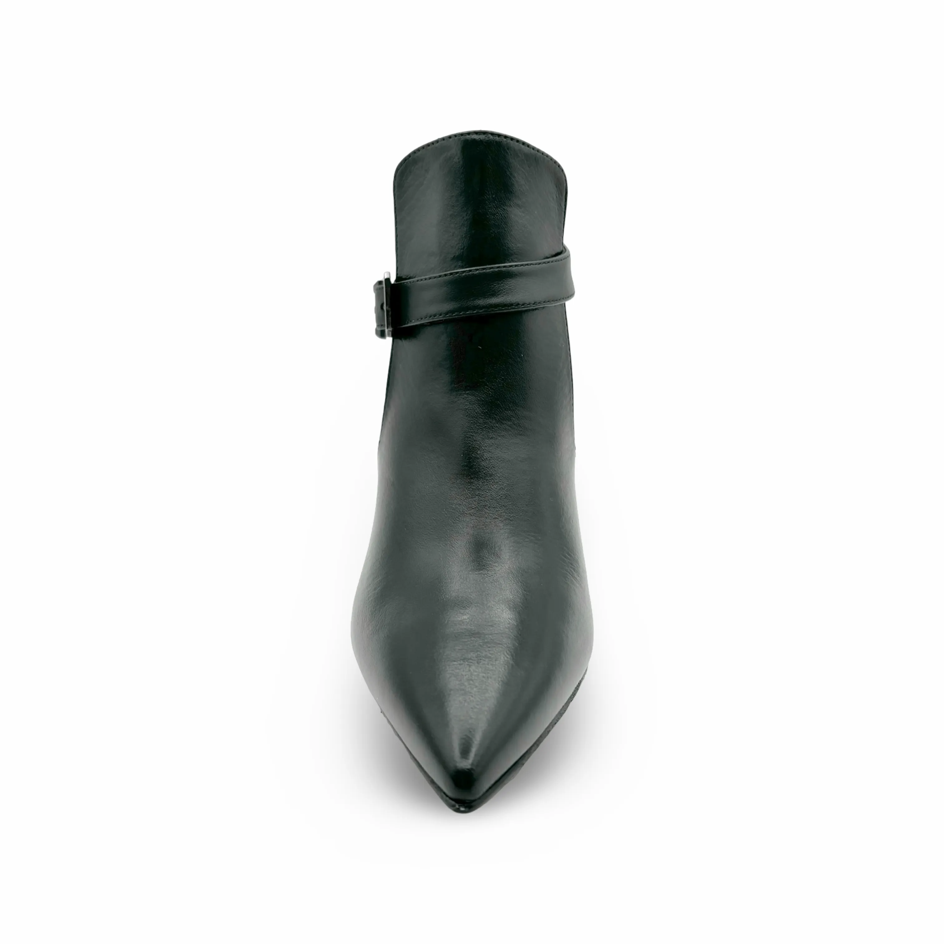 Rolumer Black Leather Bootie