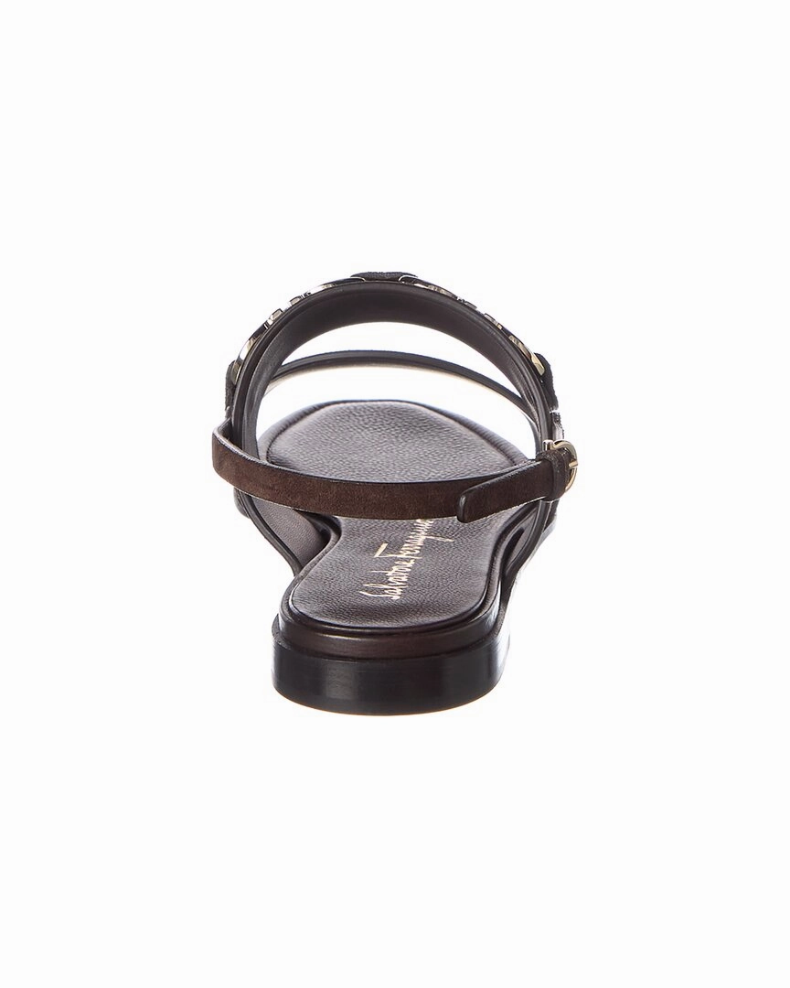 Salvatore Ferragamo Chaim Leather Sandal