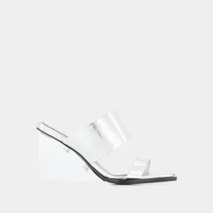 Sandals - Alexander Mcqueen - Silver - Leather