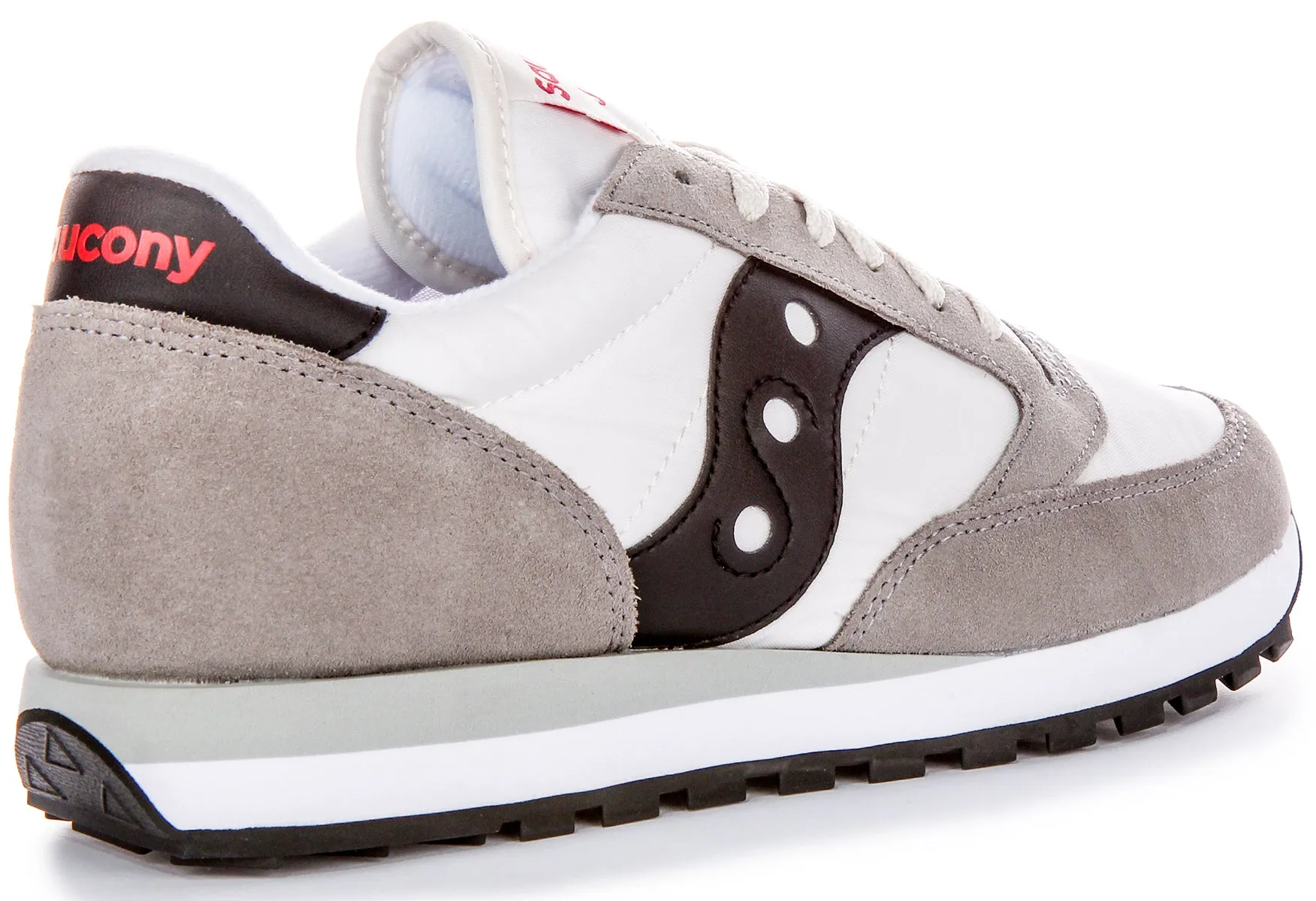 Saucony Jazz Original In White Grey For Men