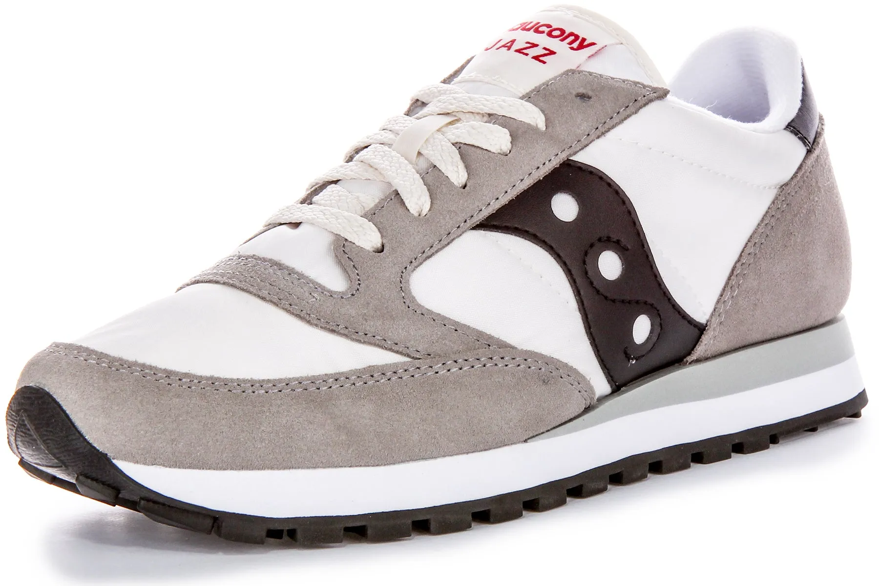 Saucony Jazz Original In White Grey For Men