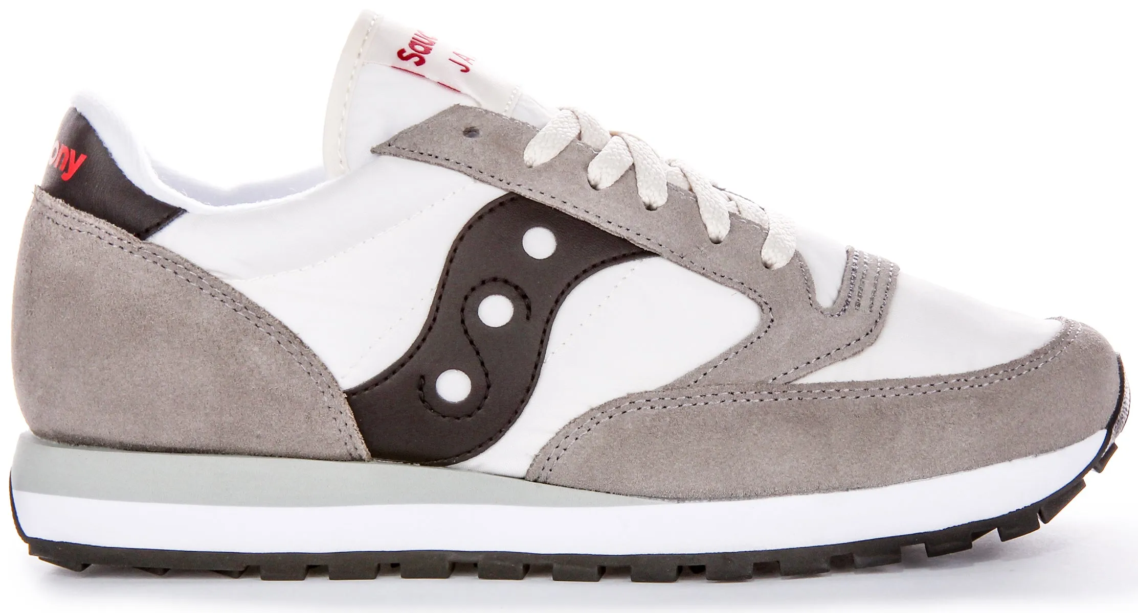 Saucony Jazz Original In White Grey For Men