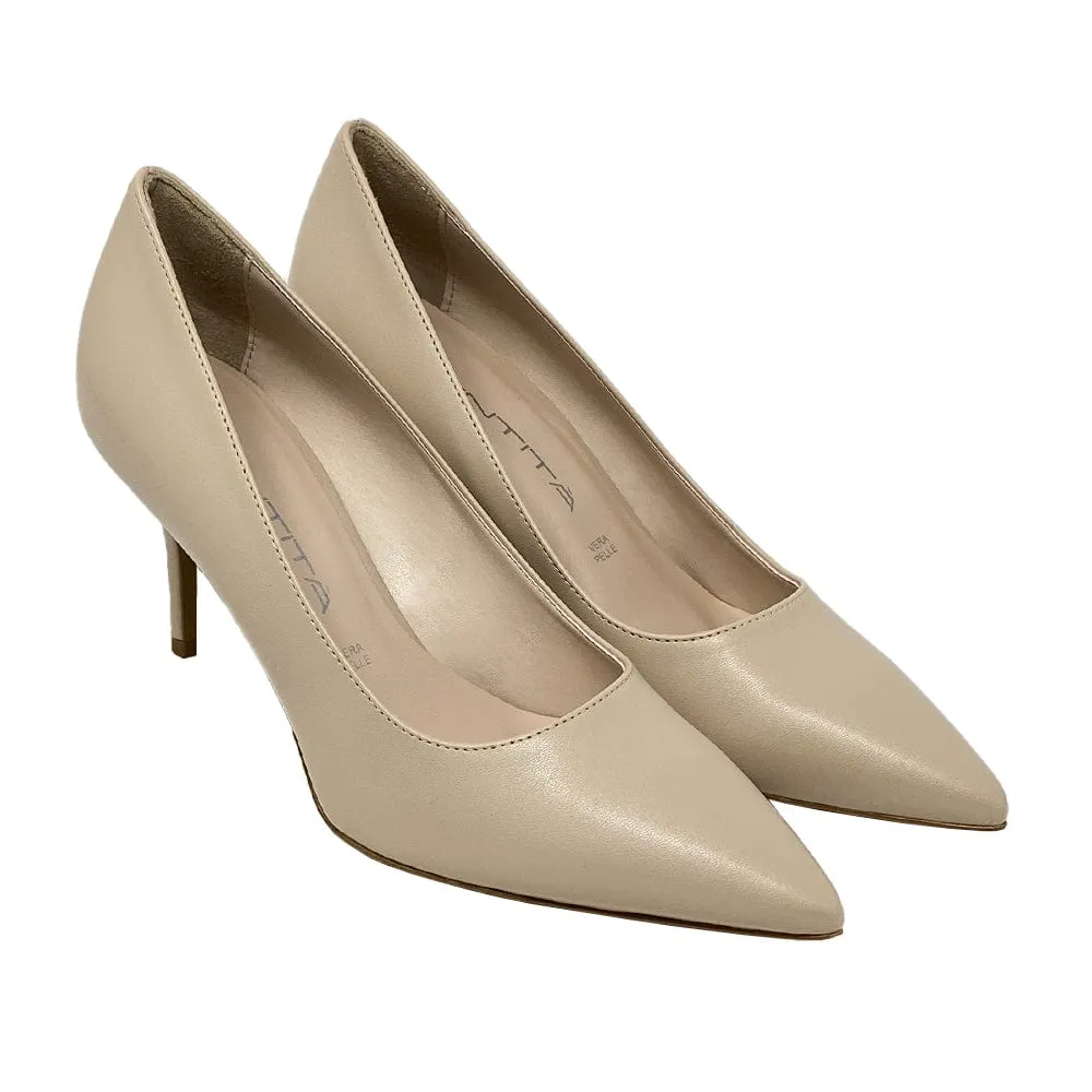 SHANA BEIGE LEATHER