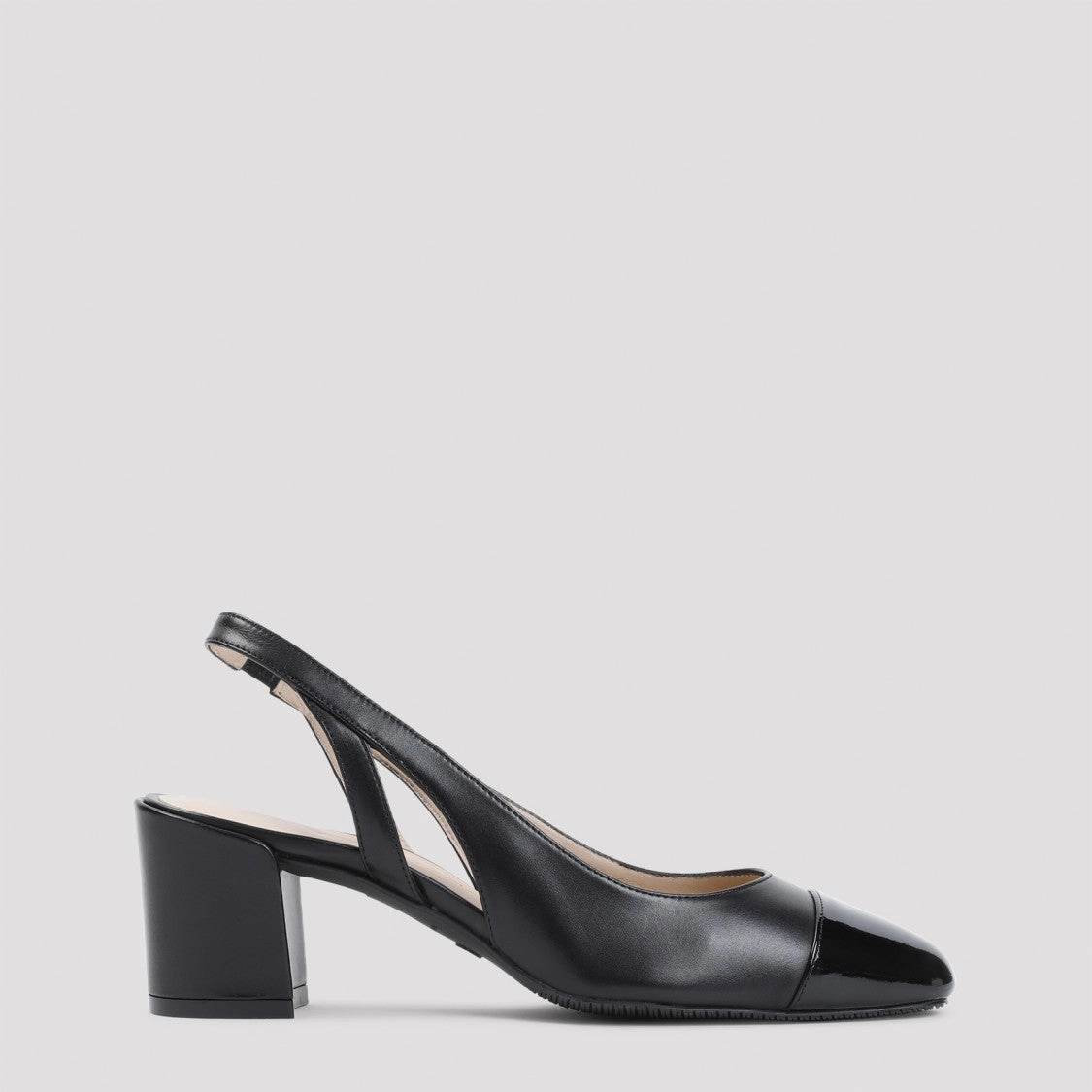 Sleek 50 Black Nappa Leather Sandals