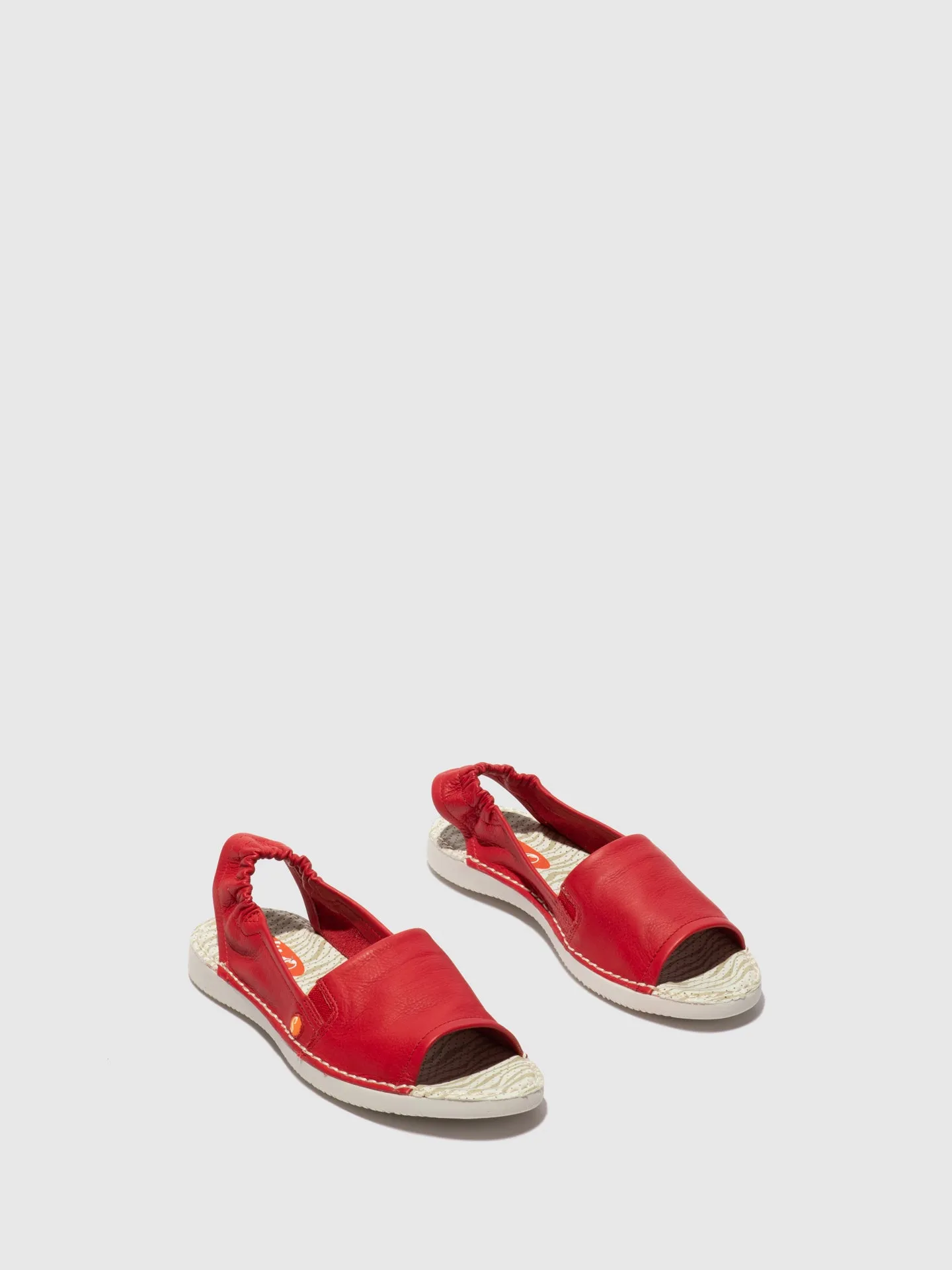 Sling-Back Sandals TEE430SOF SMOOTH CHERRY RED