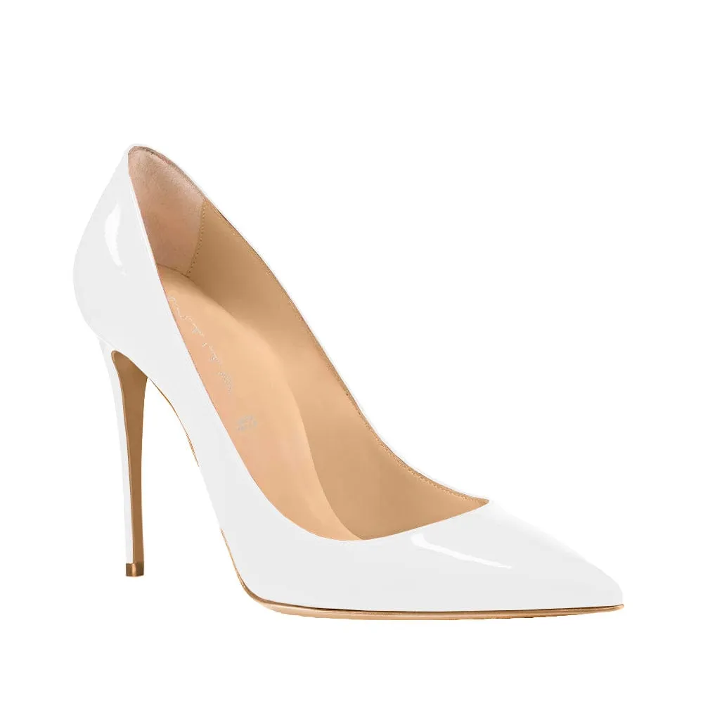 SWAMI WHITE PATENT 80mm