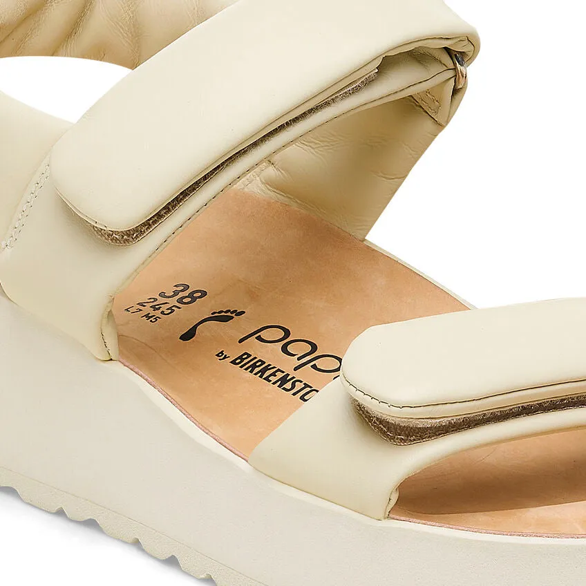 Theda - Ecru Natural Leather||Theda - Cuir naturel cru