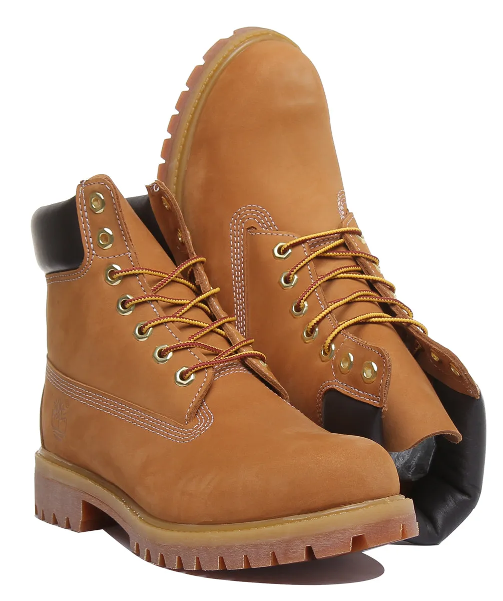 Timberland 6 Inch Ankle Boots In Wheat For Men