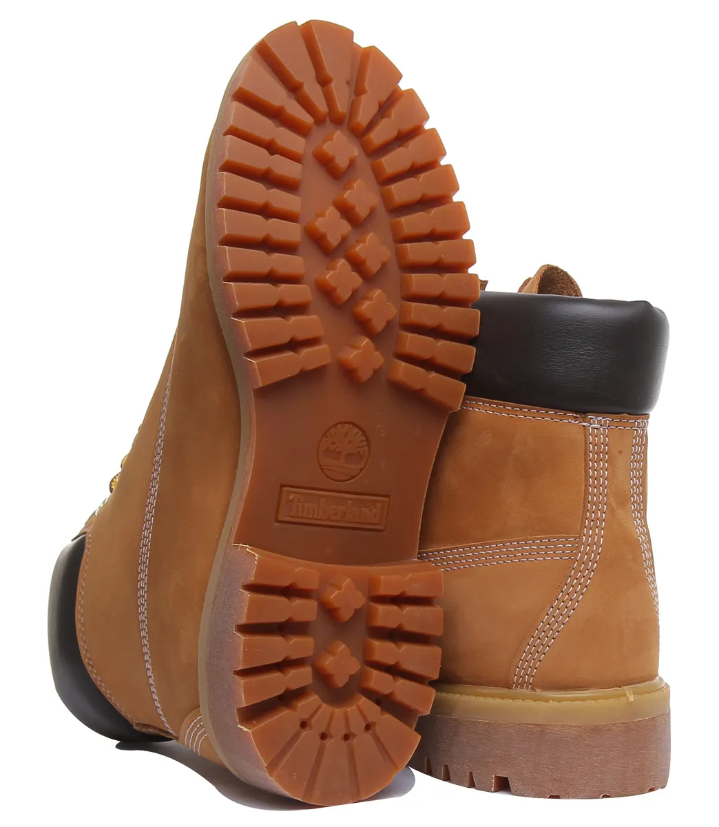 Timberland 6 Inch Ankle Boots In Wheat For Men