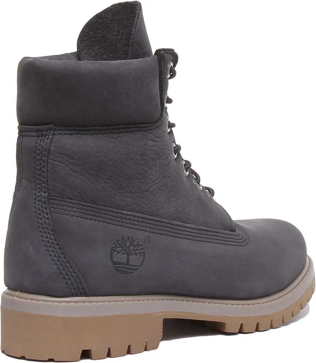 Timberland 6 Inch Waterproof Boots In Dark Grey For Men