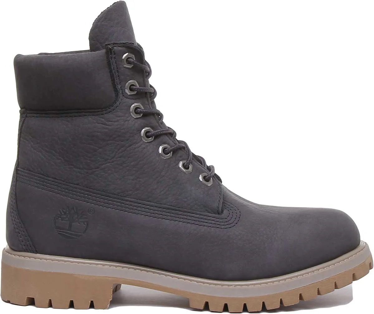 Timberland 6 Inch Waterproof Boots In Dark Grey For Men