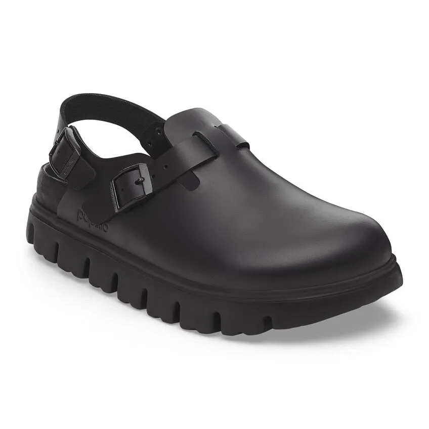 Tokio Chunky Exquisite - Black Leather||Tokio grosse semelle raffine - Cuir noir