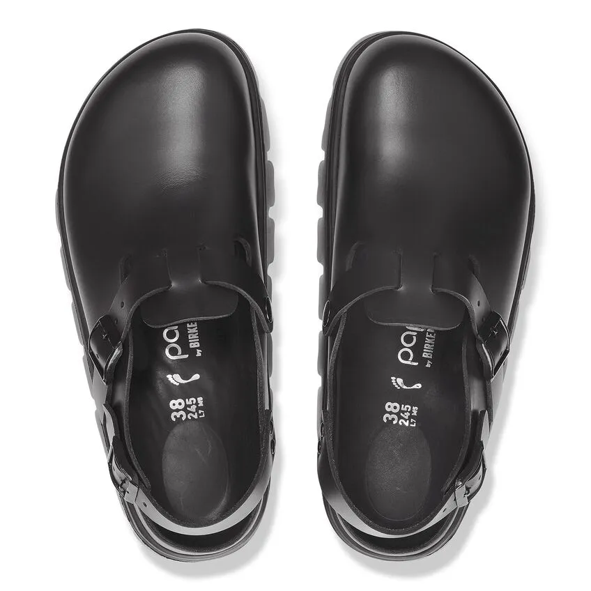 Tokio Chunky Exquisite - Black Leather||Tokio grosse semelle raffine - Cuir noir