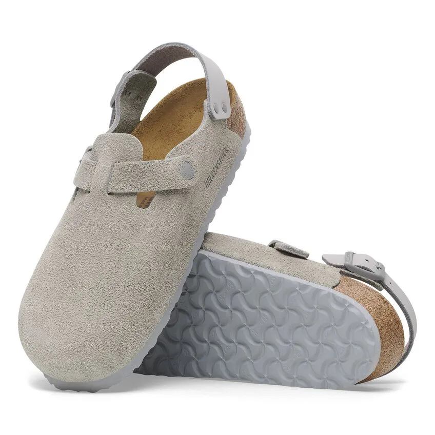 Tokio Women - Stone Coin Suede||Tokio pour femmes - Sude gris pierre