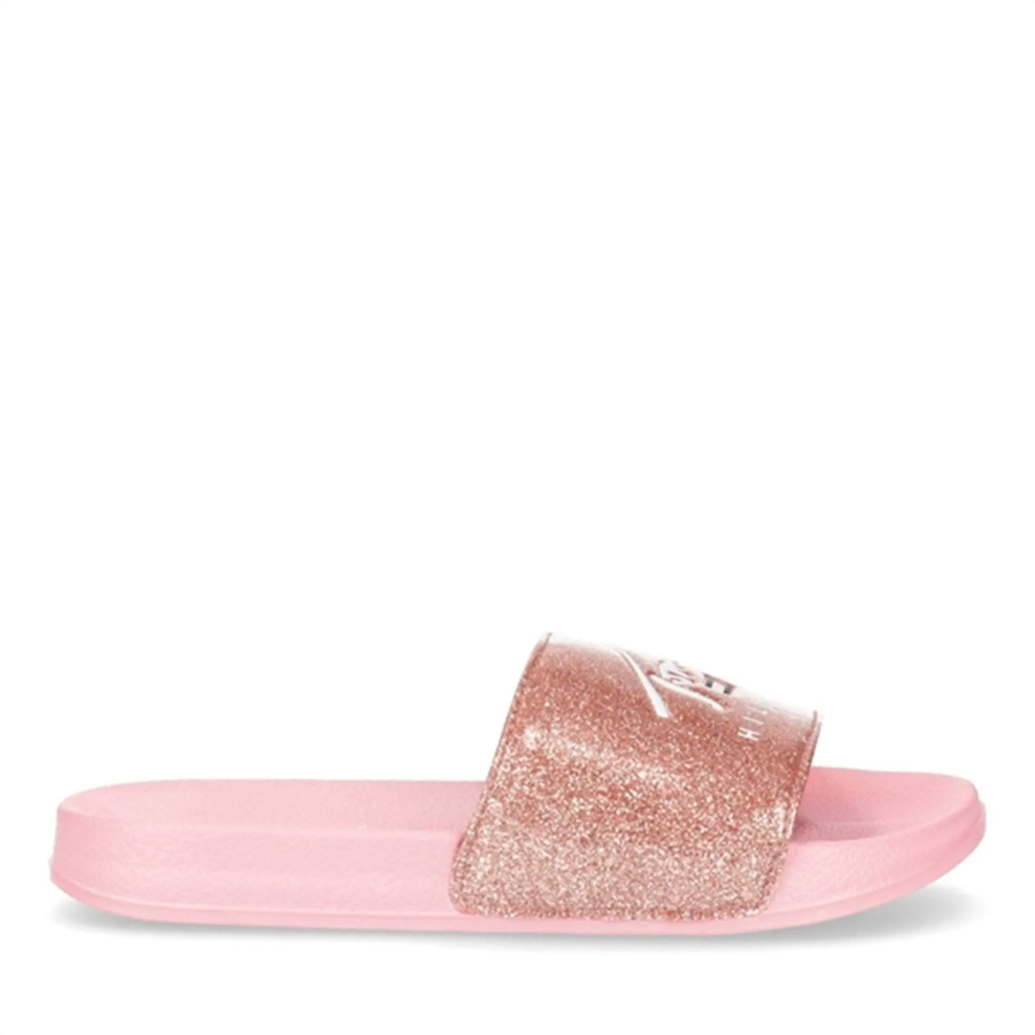 Tommy Hilfiger Flag Print Pool Slide Pink