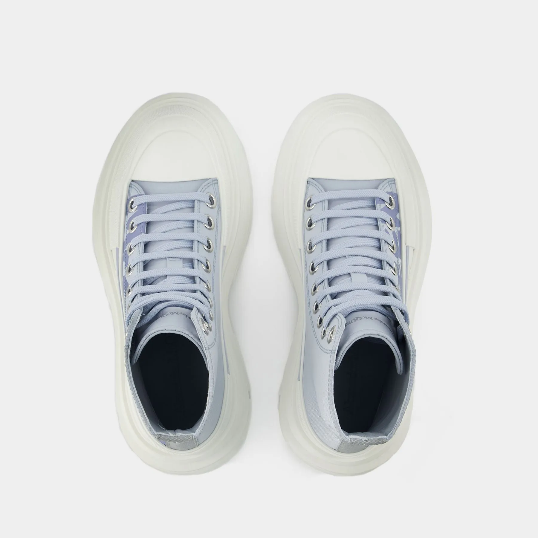 Tread Slick Sneakers - Alexander Mcqueen - Black/White - Leather