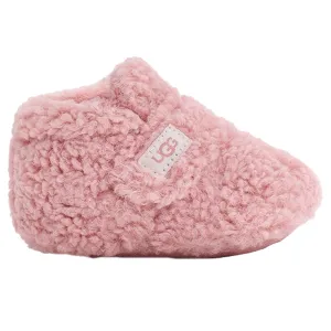 UGG Kids Bixbee Shell Curly Faux Fur Slippers