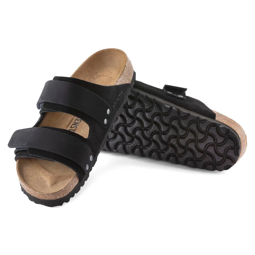 Uji Men - Black Suede Nubuck||Uji pour hommes - Sude nubuck noir