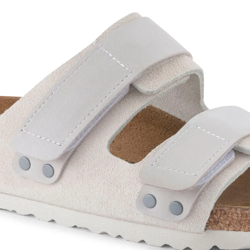Uji Women - Antique White Suede Nubuck||Uji pour femmes - Sude nubuck blanc antique
