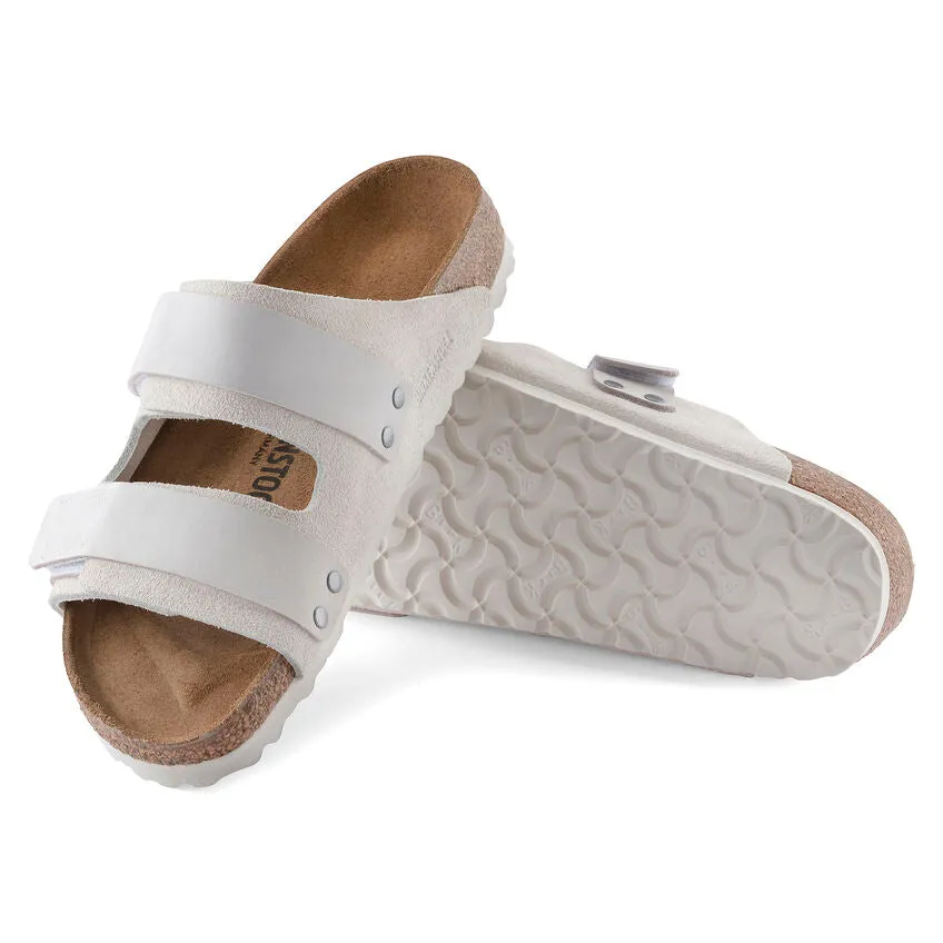 Uji Women - Antique White Suede Nubuck||Uji pour femmes - Sude nubuck blanc antique