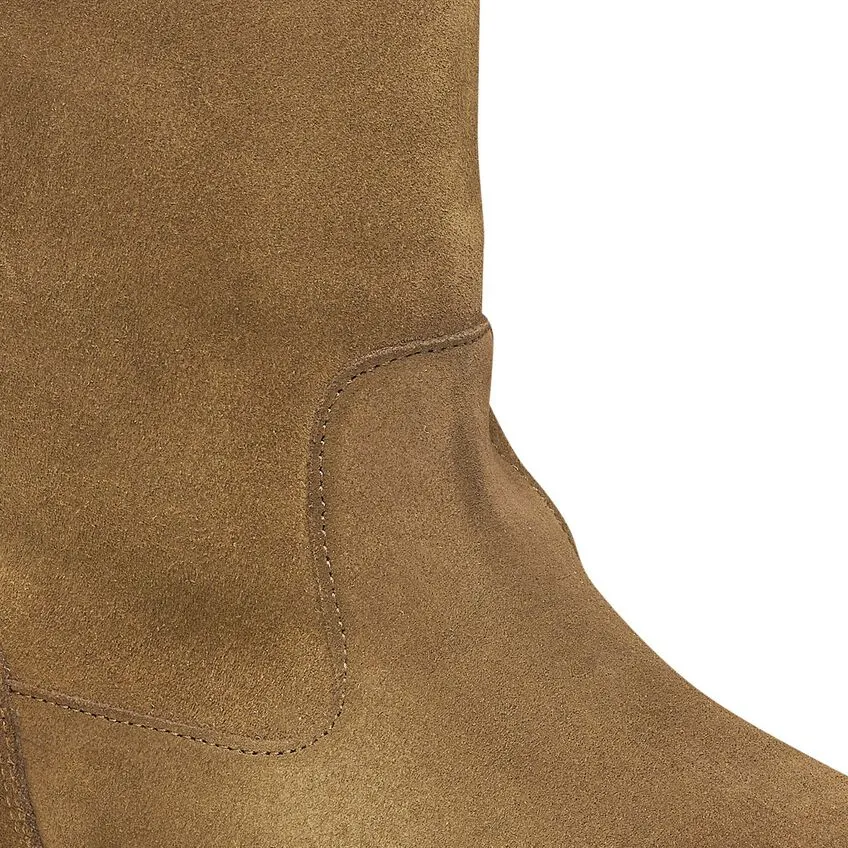 Uppsala - Dark Tea Suede Shearling||Uppsala - Sude fourrure th fonc