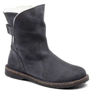 Uppsala - Graphite Suede Shearling||Uppsala - Sude fourrure graphite