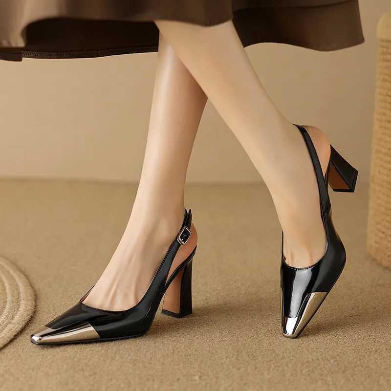 USS Shoes Irene Women's Dress Heels High Leather Pumps