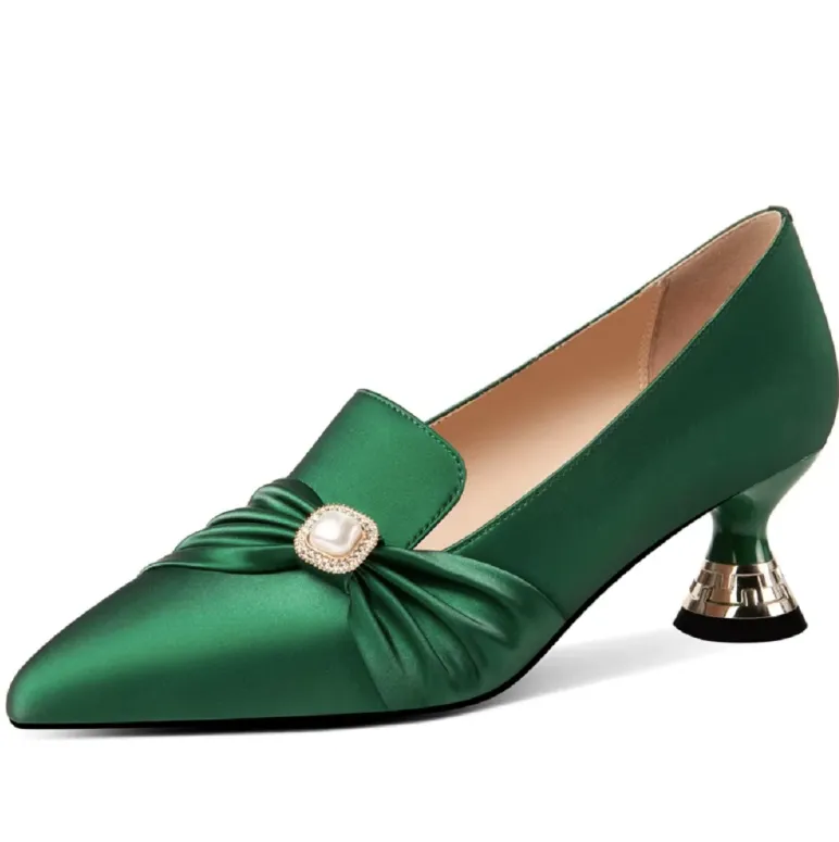 USS Shoes Kaina Women's Leather Pointed Toe Pumps