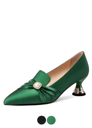 USS Shoes Kaina Women's Leather Pointed Toe Pumps