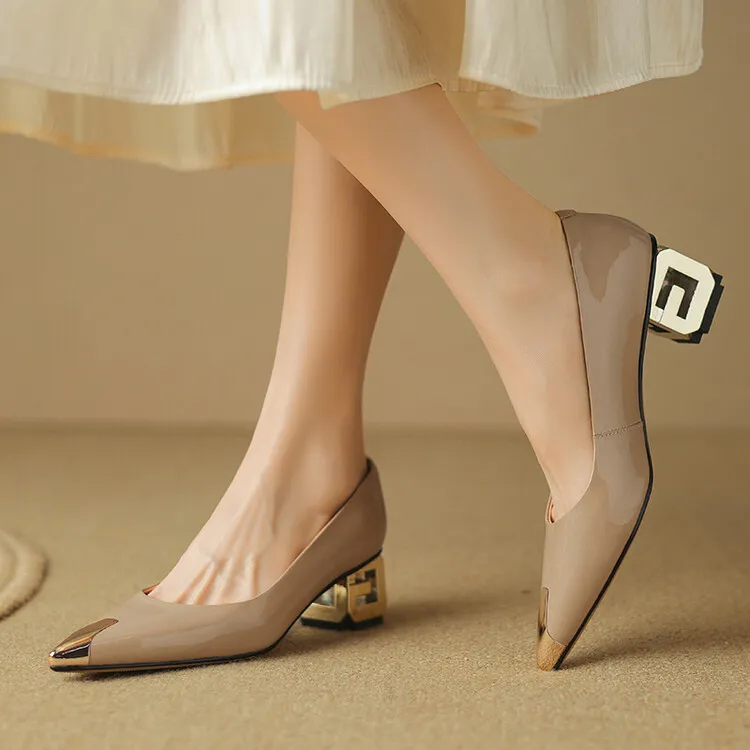 USS Shoes Rafaela Women's Classic Dress Sculpted Heel Pumps
