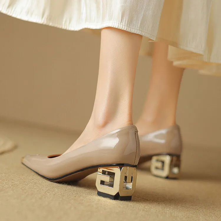 USS Shoes Rafaela Women's Classic Dress Sculpted Heel Pumps
