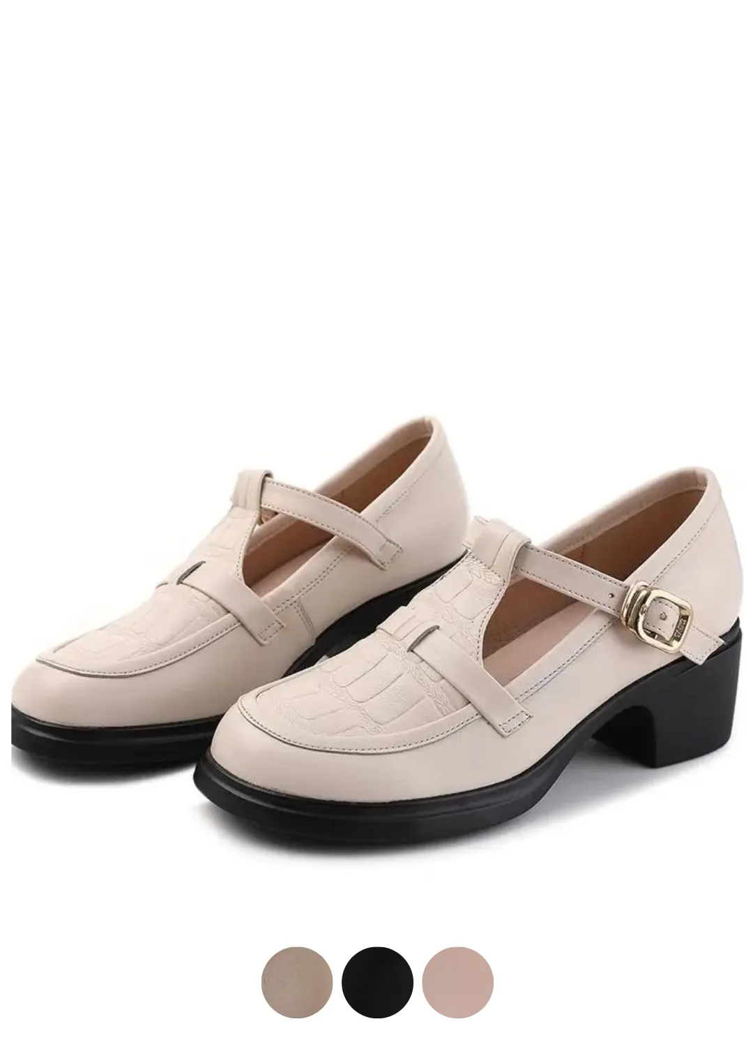 USS Shoes Sara Women's Square Heel Pumps