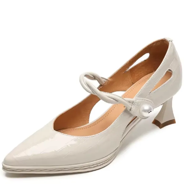 USS Shoes Sharol Women's Pointed Toe Leather Pumps