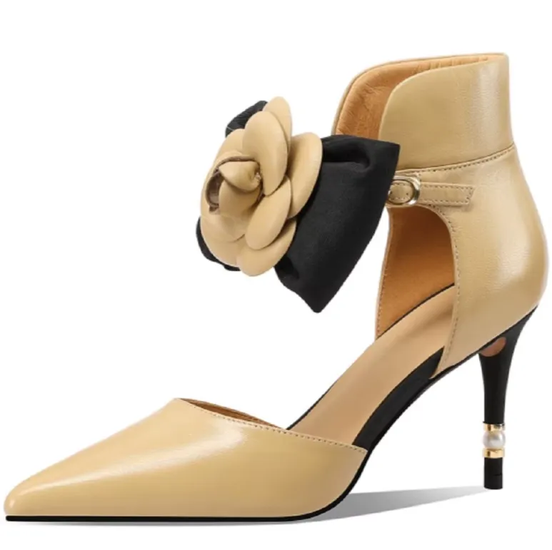 USS Shoes Zaira Women's Butterfly Bow Stiletto High Heels Pumps