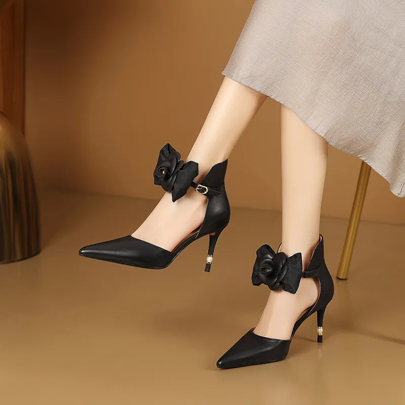USS Shoes Zaira Women's Butterfly Bow Stiletto High Heels Pumps