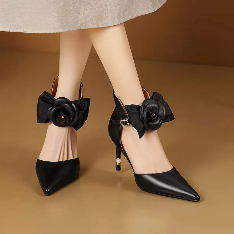 USS Shoes Zaira Women's Butterfly Bow Stiletto High Heels Pumps