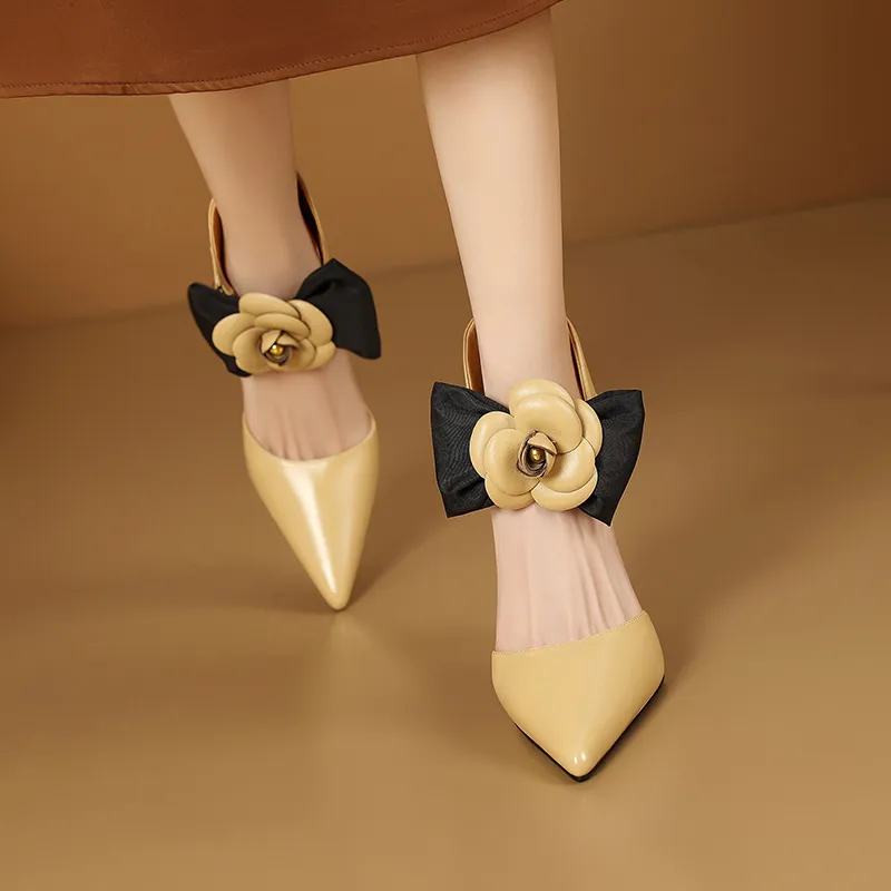 USS Shoes Zaira Women's Butterfly Bow Stiletto High Heels Pumps